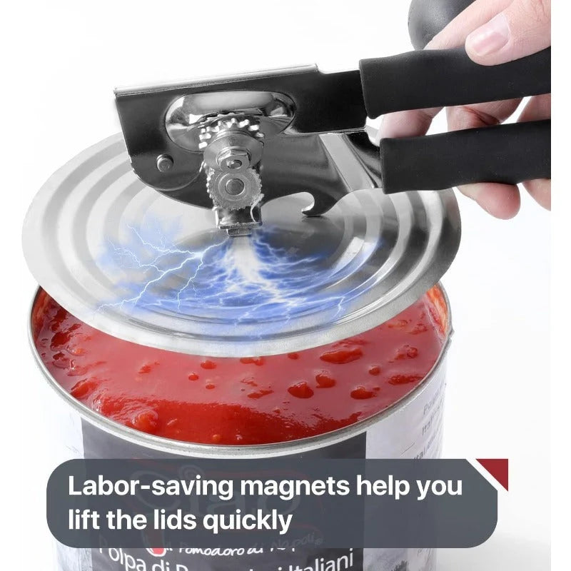 Manual Hand-Crank Can Opener with Box