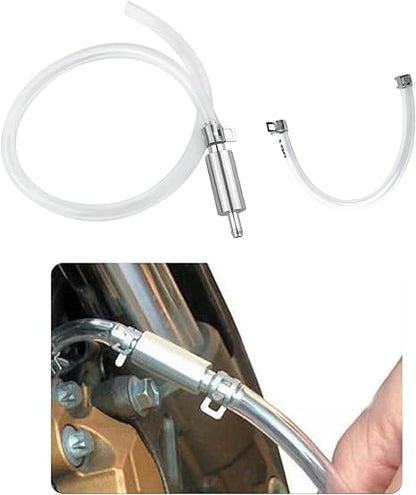 Car Brake Bleeder Hose with One Way Check Valve 2 Pack