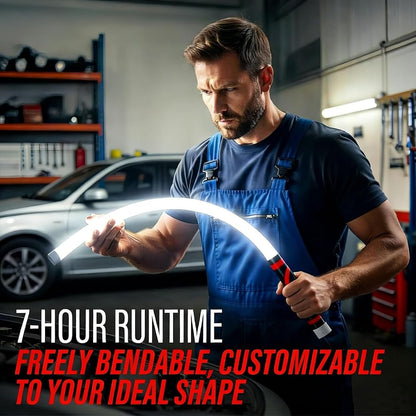 Flexible Bendable LED Flashlight – Shape-Holding Work Light for Tight Spaces