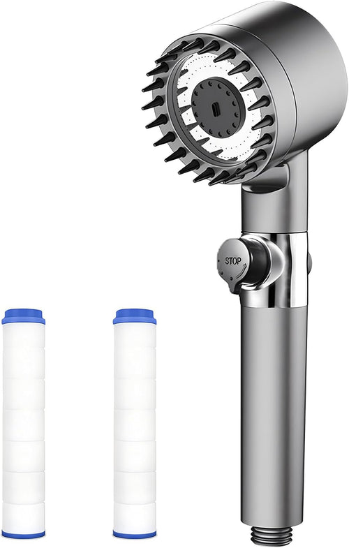 Elarohome High-Pressure Handheld Shower Head with 3 Spray Modes | Ergonomic Design for Family Use