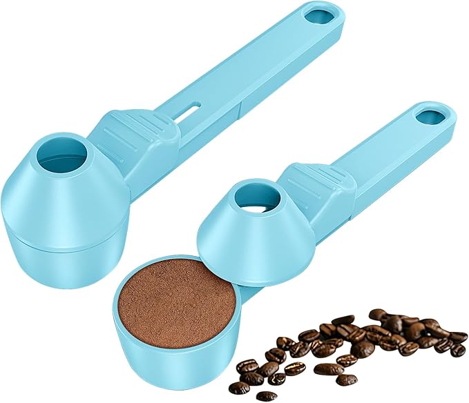 Coffee Scoop with Funnel – 2 Tbsp Measuring Spoon for Reusable K Cups