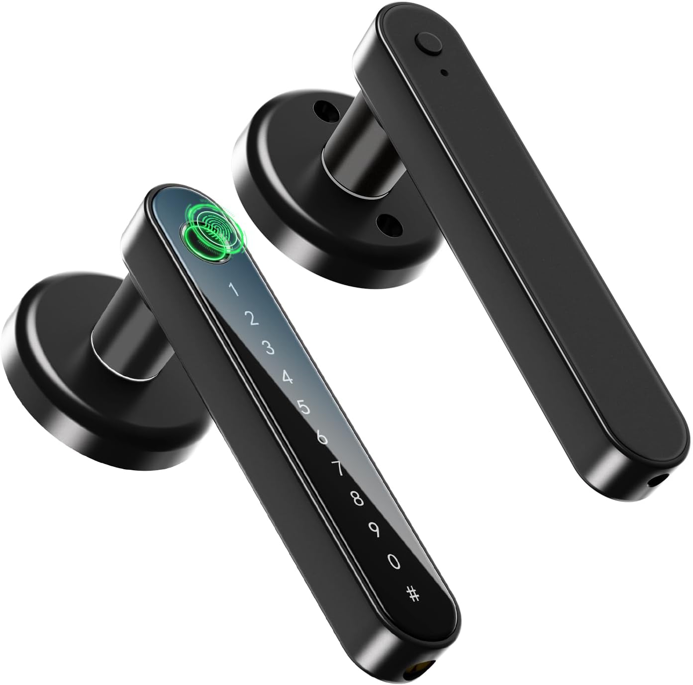 Fingerprint Smart Door Lock with Keypad & Handle