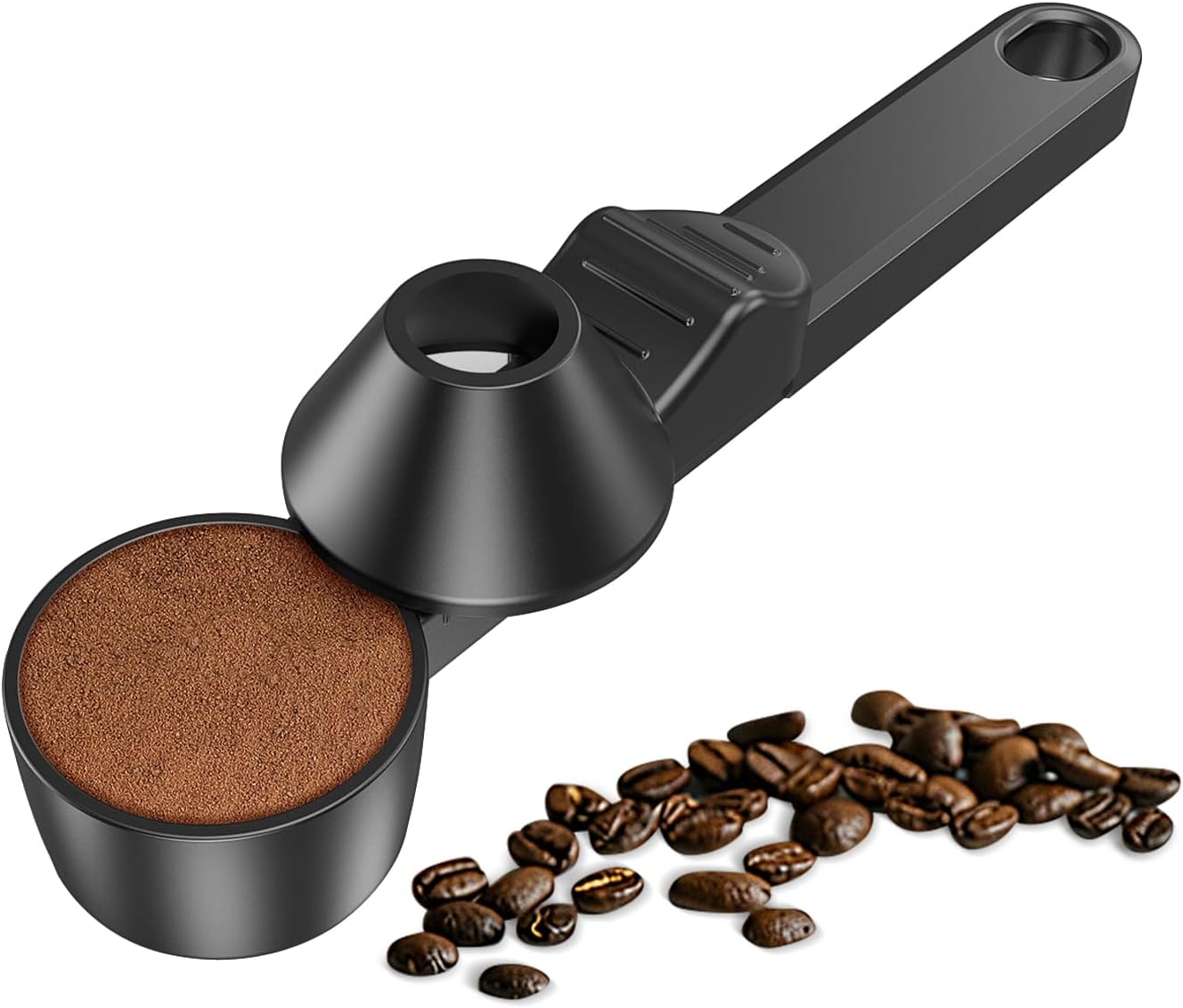 Coffee Scoop with Funnel – 2 Tbsp Measuring Spoon for Reusable K Cups