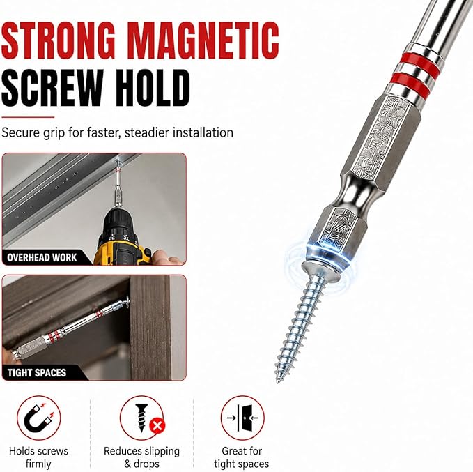 6-Piece Pagoda Hex Screwdriver Bit Set