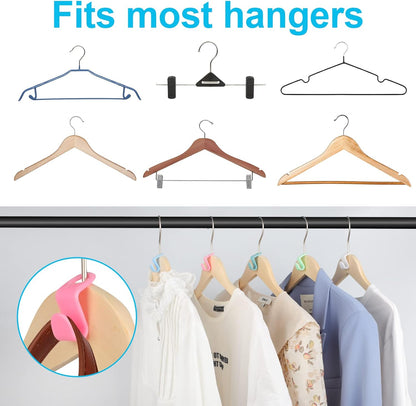 Space-Saving Hanger Connector Hooks – 100 Pack
