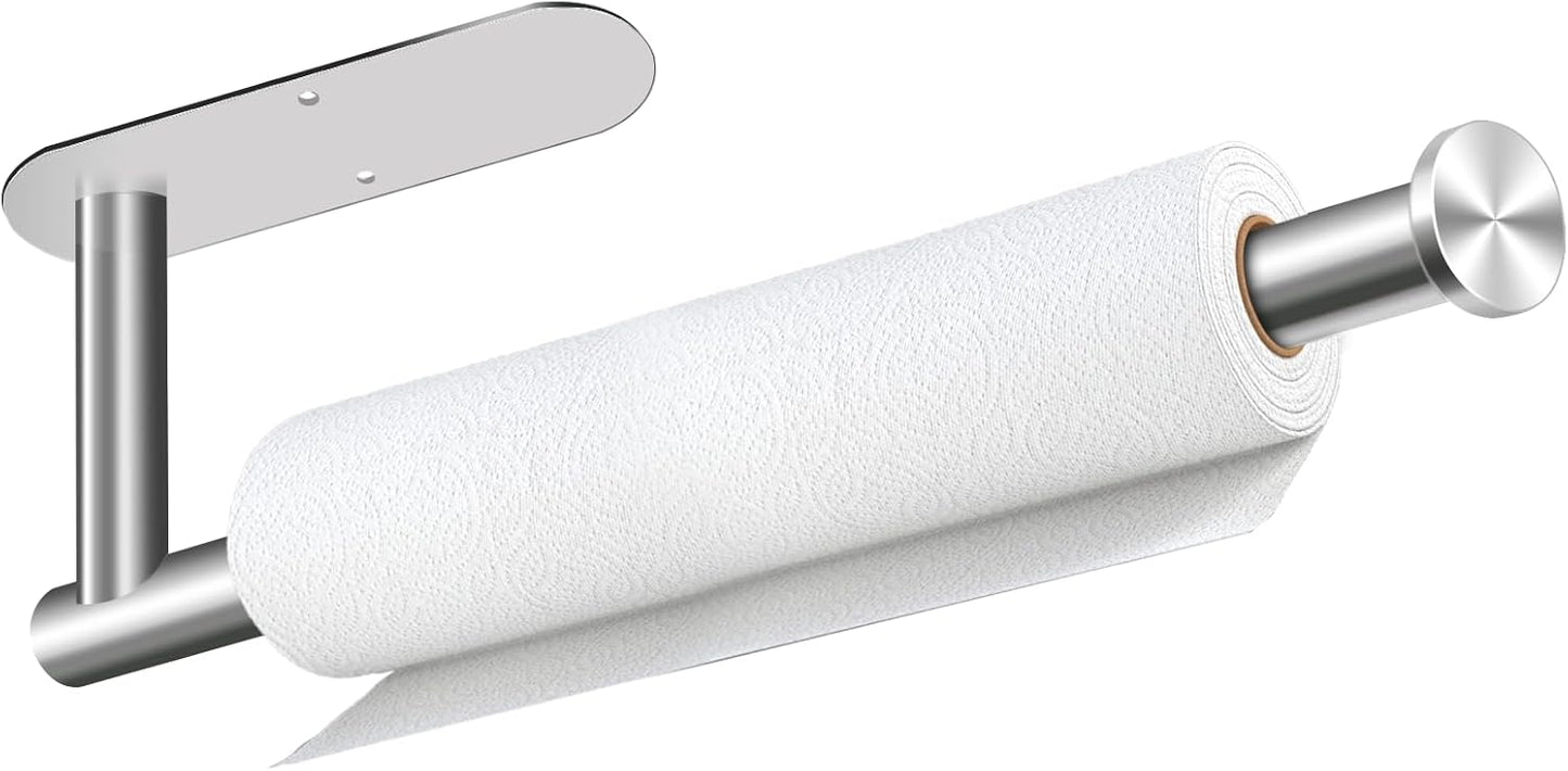 No-Drill Under-Cabinet Paper Towel Holder