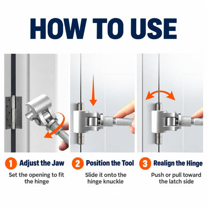 Adjustable Door Hinge Wrench for Precise Alignment and Gap Correction – image 5