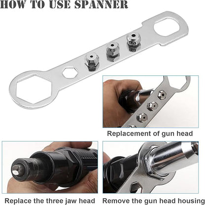 Electric Pop Rivet Gun Adapter Kit