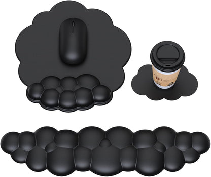 Cloud Ergonomic Keyboard & Mouse Wrist Rest Set