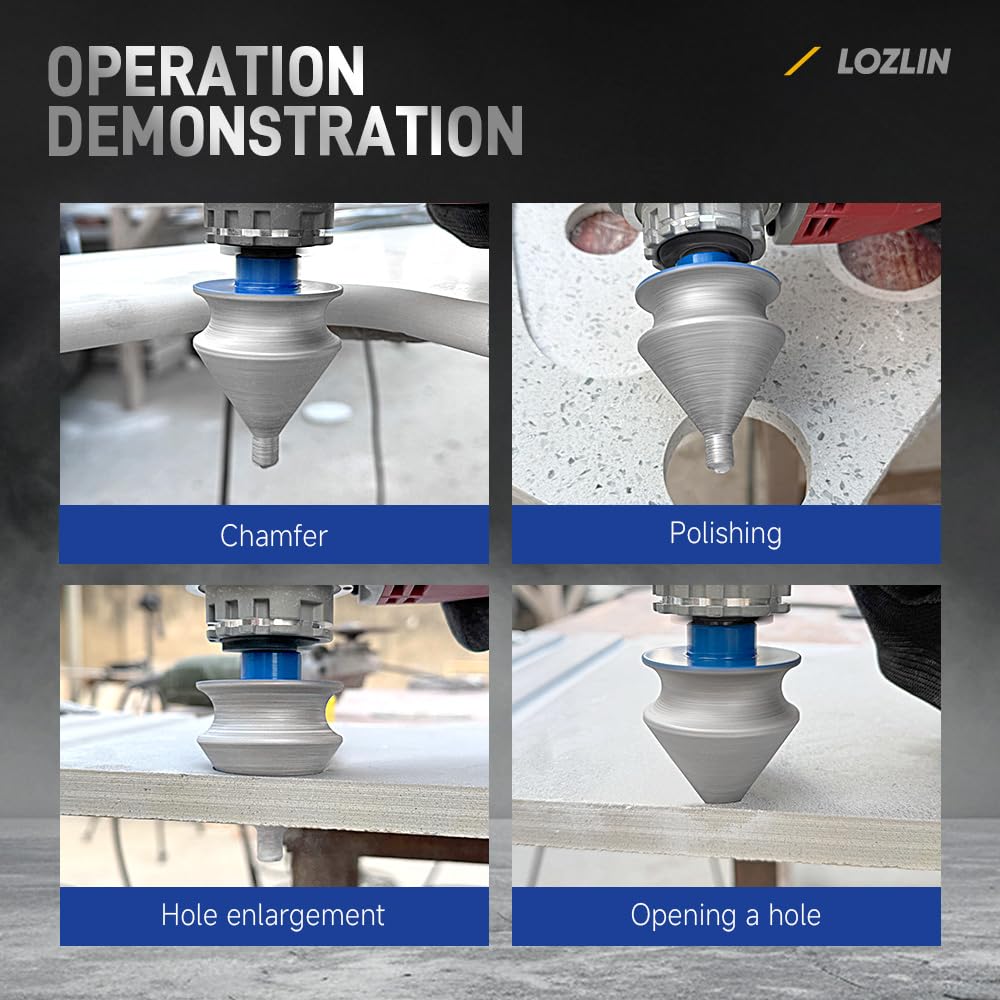Multi-function Drill Bits for Drilling, Grinding & Polishing