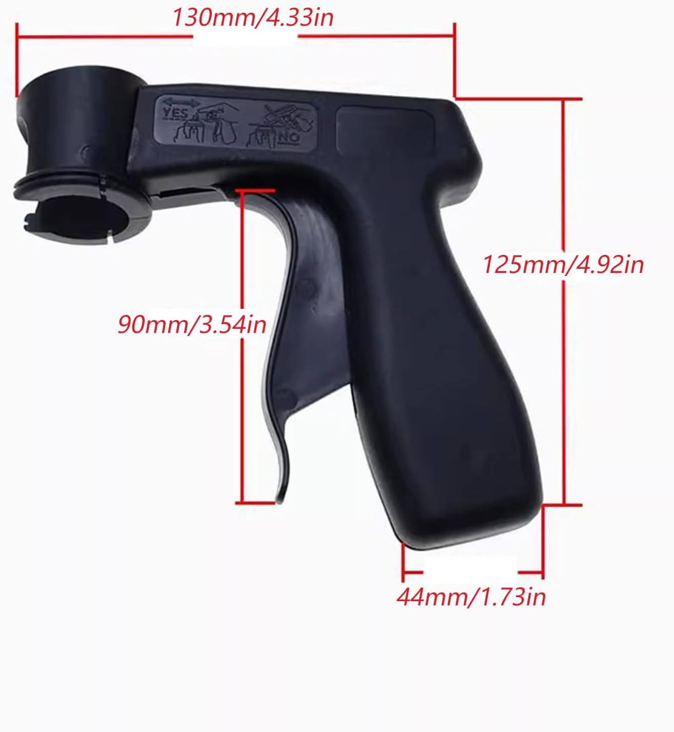 Auxiliary Hand Spray Gun Paint Booster Handle 3 Pcs