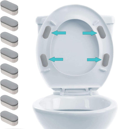 8 Pcs Universal Toilet Seat Bumpers for Bidet