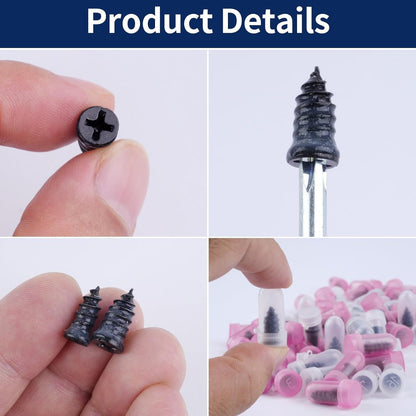 100-Piece Tyre Repair Kit. Tyre Repair Screw Plugs.