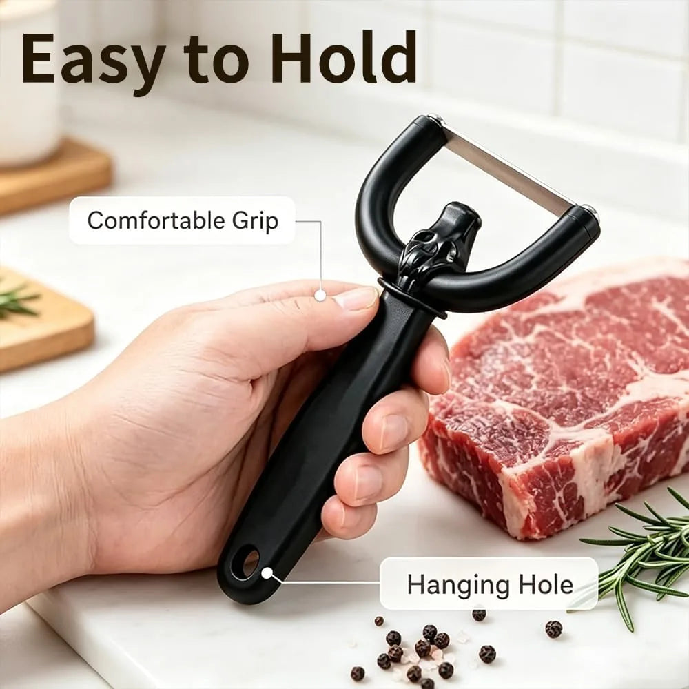 Handheld Meat Fat Trimmer and Slicer