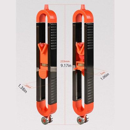 Precise Contour Scribe Tool with Lock for Pencil