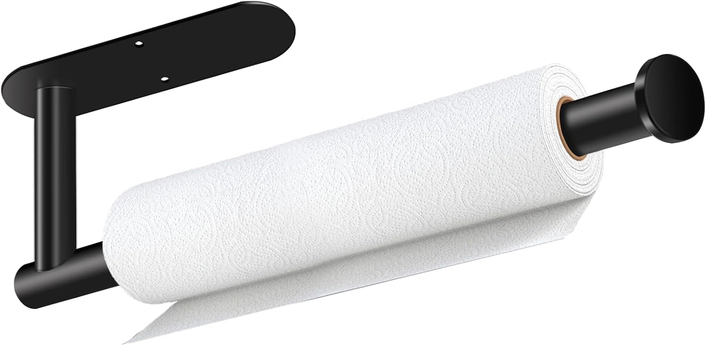 No-Drill Under-Cabinet Paper Towel Holder