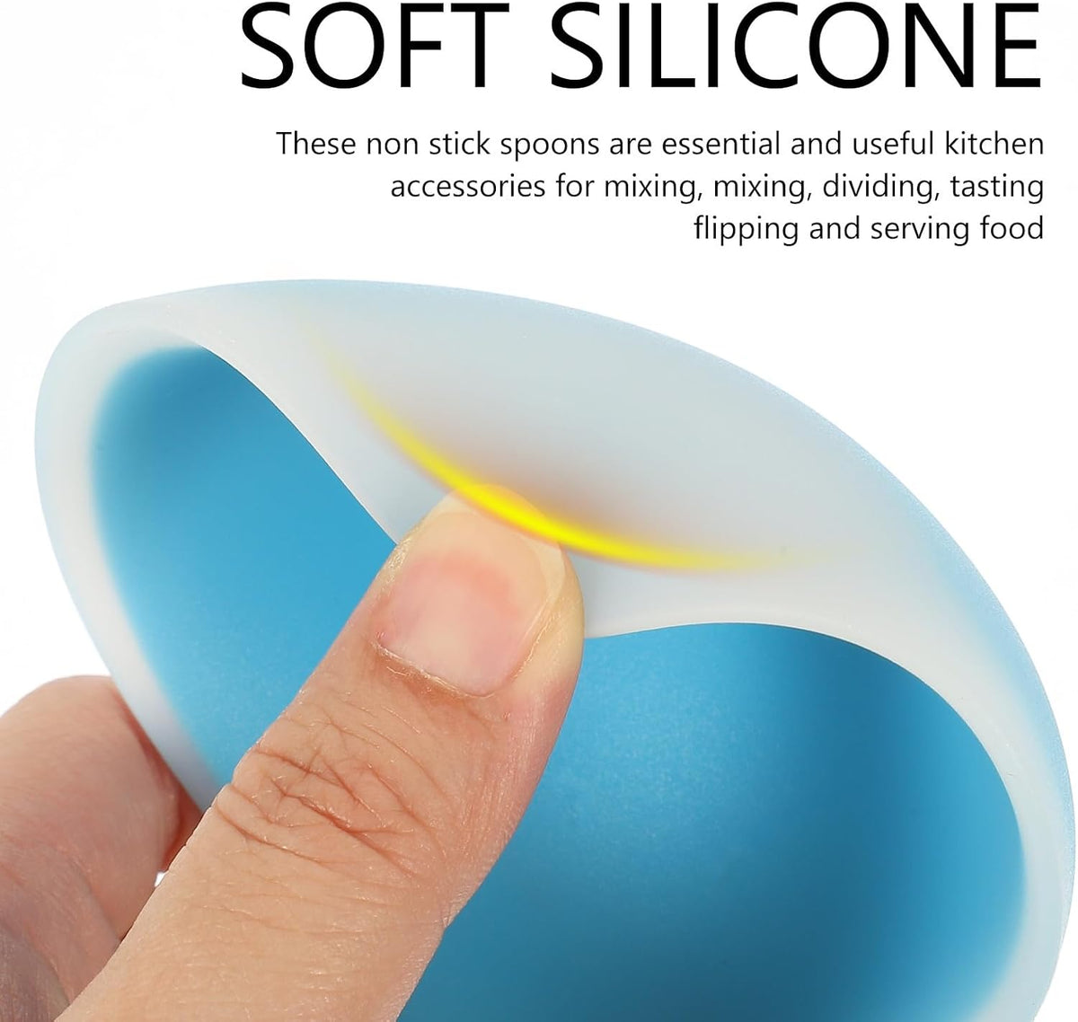 Translucent Silicone Soup Ladle for Everyday Serving
