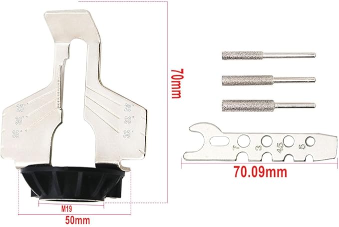 Electric Chainsaw Sharpener 2 Pieces