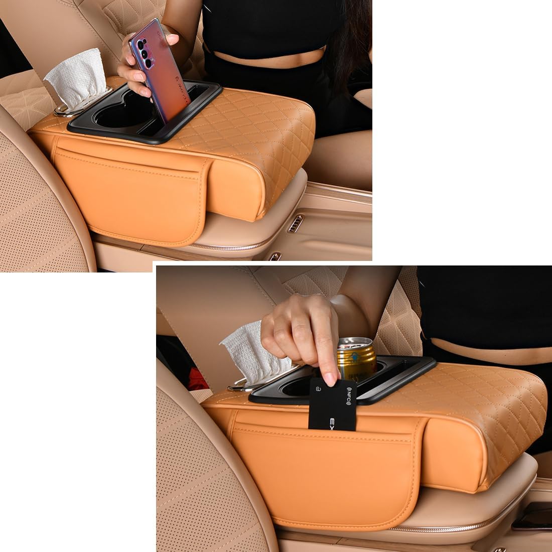 4-in-1 Car Armrest Cushion