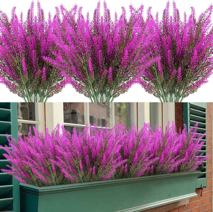🌸20 Pcs-Outdoor Artificial Lavender Flowers💐