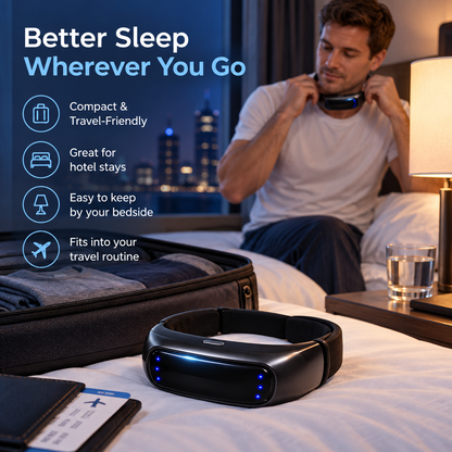 Wearable Neck Pulse Device for Bedtime Snoring Support – image 5