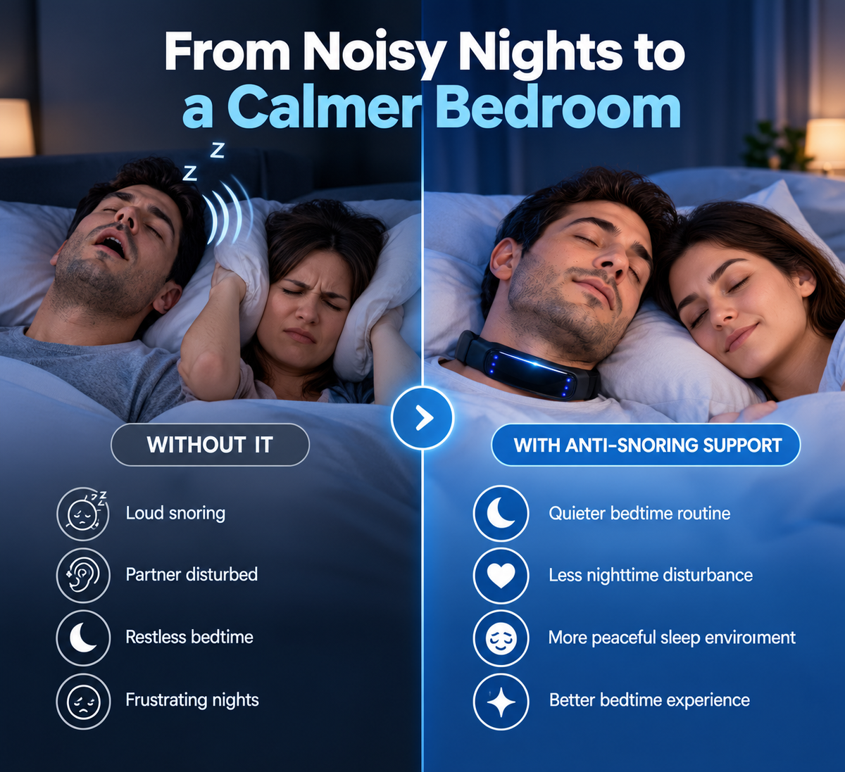 Wearable Neck Pulse Device for Bedtime Snoring Support – image 3