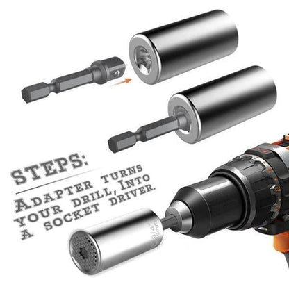 Universal Socket and Extension Rod Set for 9–27 mm Fasteners