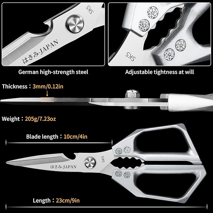 Premium Stainless Steel Kitchen Scissors