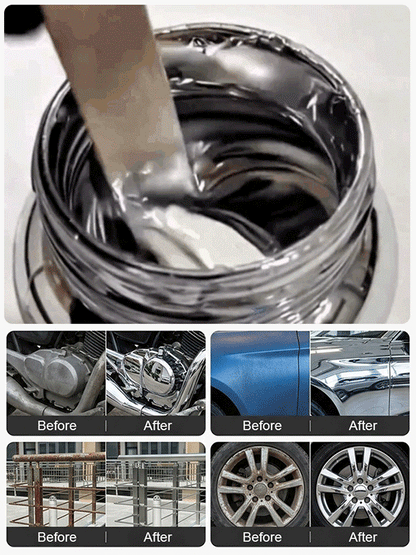 Mirror-like reflective paint