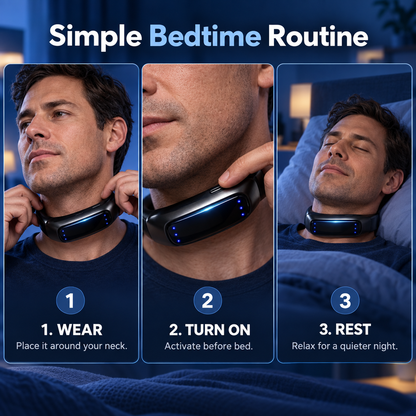 Wearable Neck Pulse Device for Bedtime Snoring Support – image 6