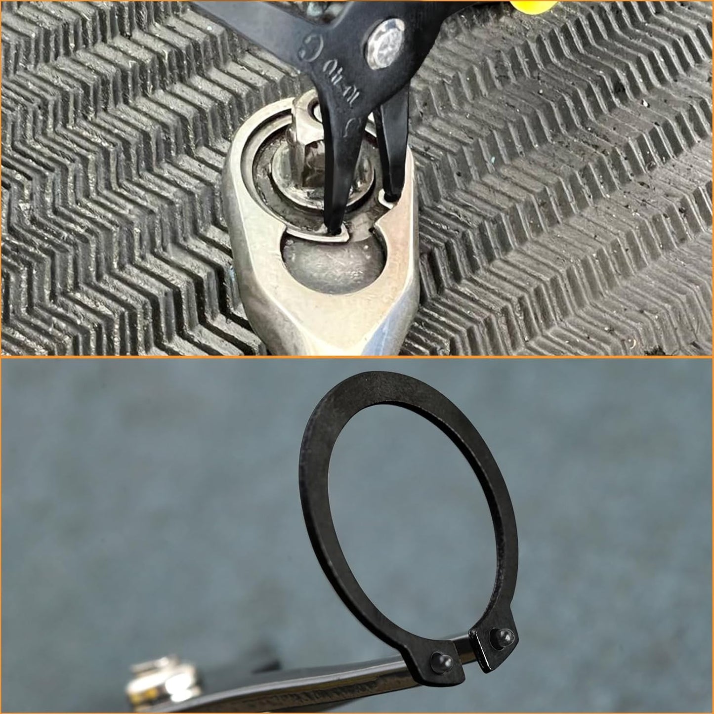 2-in-1 Internal and External Snap Ring Pliers