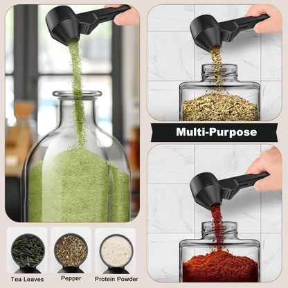 Coffee Scoop with Funnel – 2 Tbsp Measuring Spoon for Reusable K Cups