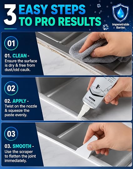 Multi-Purpose Waterproof Joint Filler 2pcs Set
