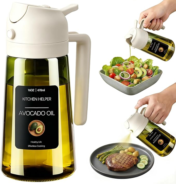 2-in-1 Light-Proof Oil Dispenser with Brush