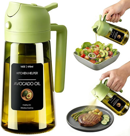 2-in-1 Light-Proof Oil Dispenser with Brush