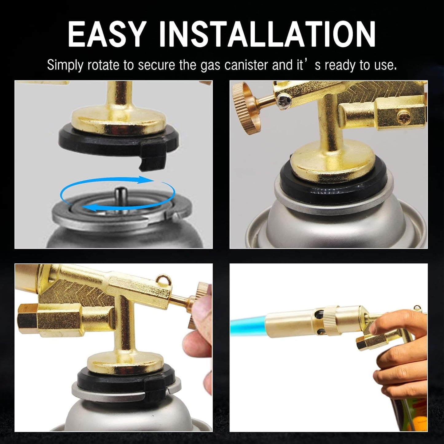 Copper Alloy Butane Torch Head