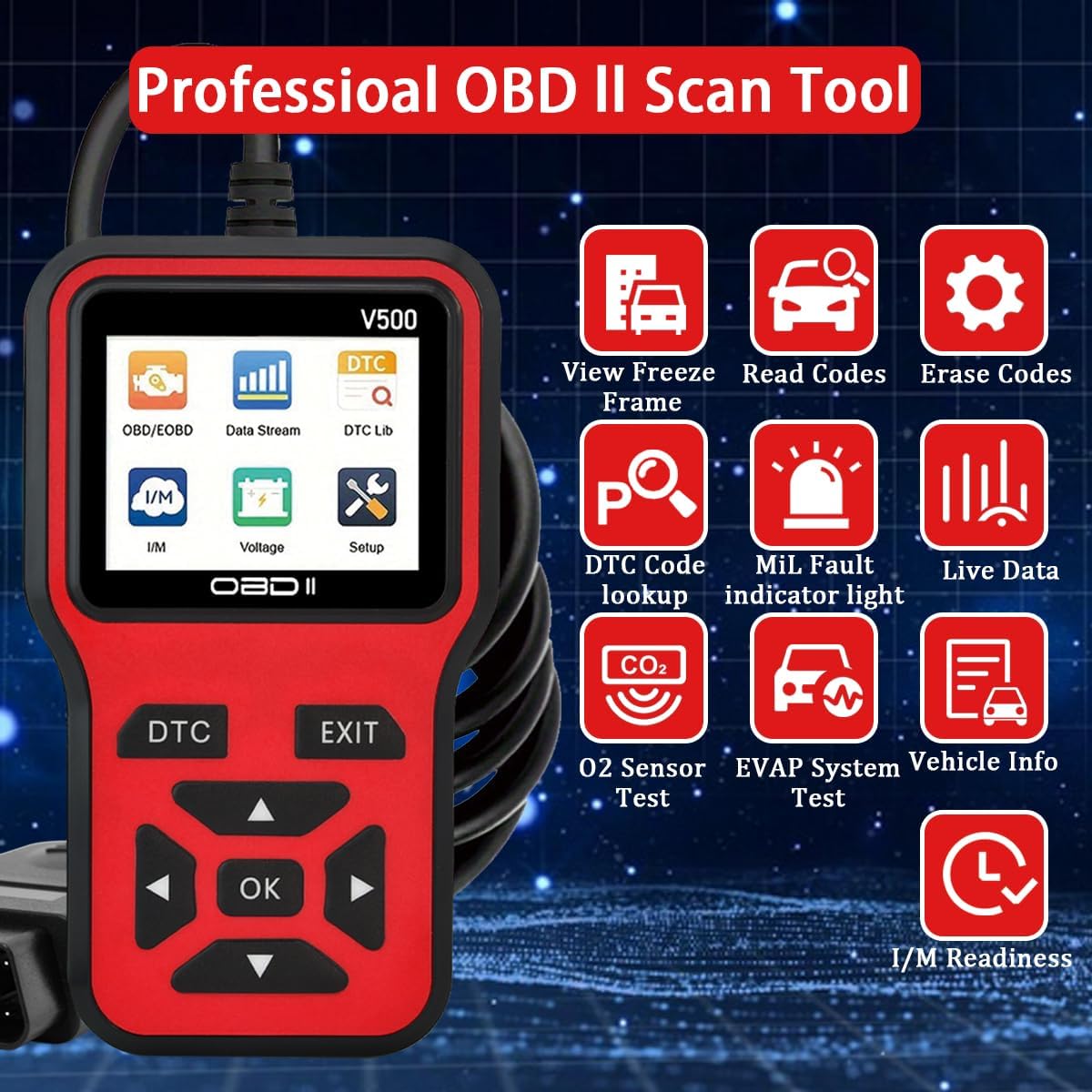 OBD2 Scanner Diagnostic Tool
