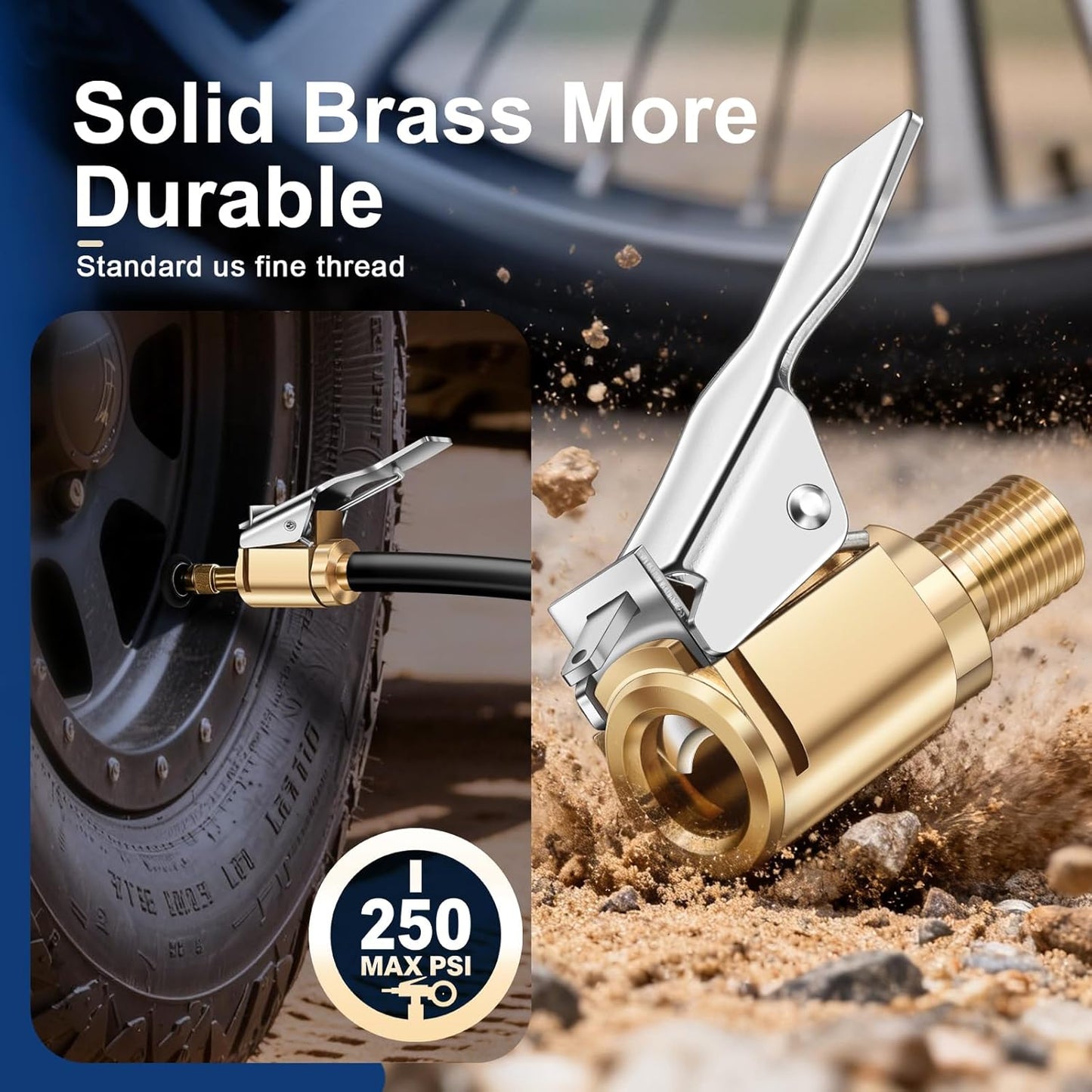 4-Pack Premium Air Chuck Quick Connect