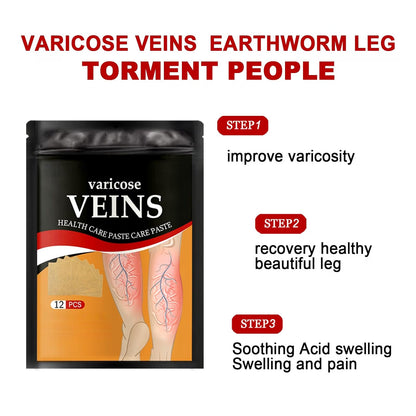 Adhesive Leg Care Patches – 2 Boxes