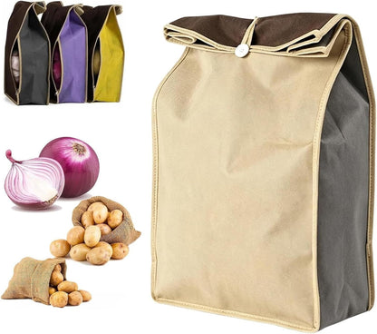 Reusable Potato Storage Bag with Zip Access