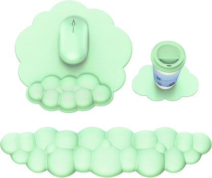 Cloud Ergonomic Keyboard & Mouse Wrist Rest Set