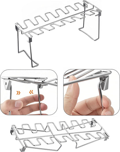2-Piece Set Professional Grade Stainless Steel Chicken Drumstick Holder