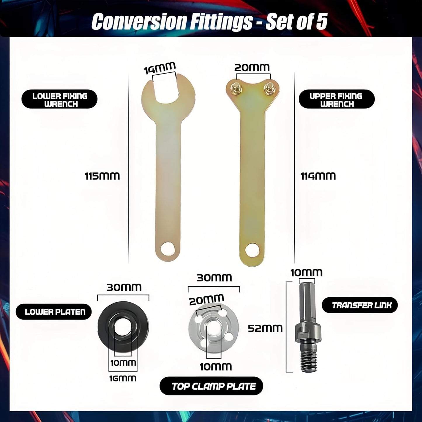 Electric Drill Angle Grinder Connecting Rod Set-2Set