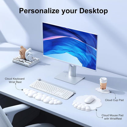 Cloud Ergonomic Keyboard & Mouse Wrist Rest Set