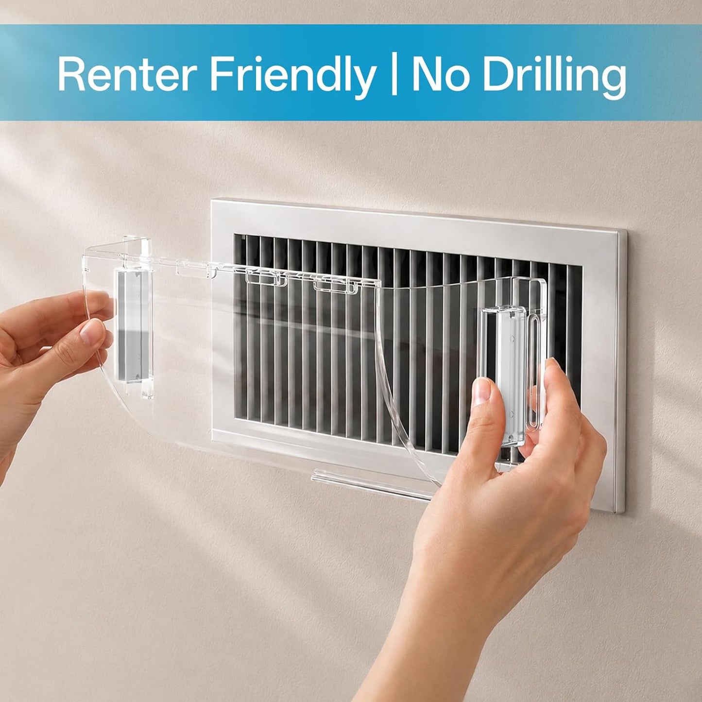 Air & Heat Deflector for Vents 2 Pack