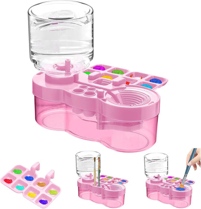 Rinse-and-Refresh Paint Brush Cleaner with Palette