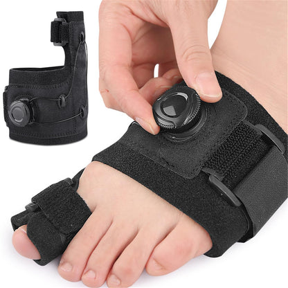 Adjustable Hallux Valgus Toe Separator Pair for Left & Right Feet