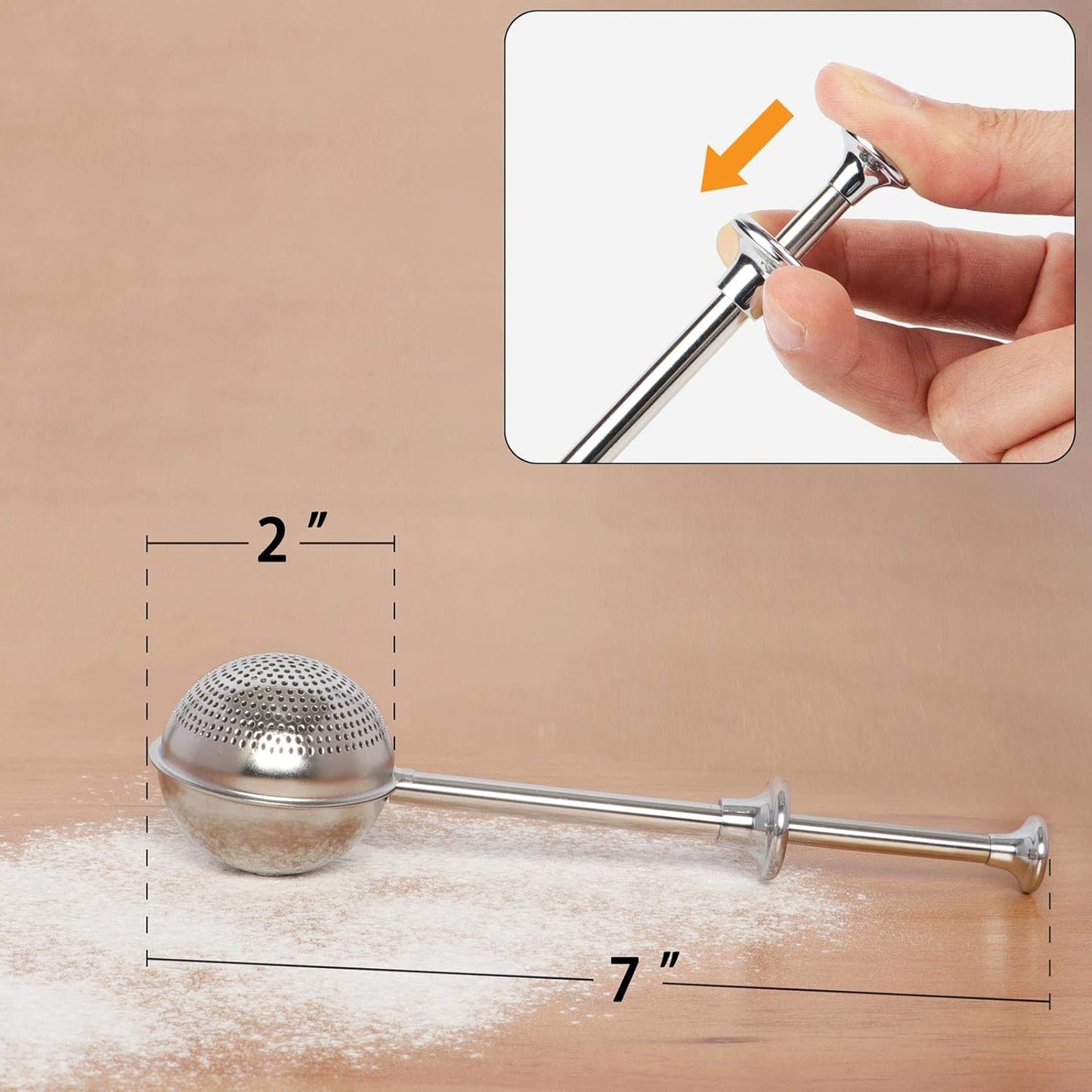 Magic Sprinkle Flour Duster-2PCS