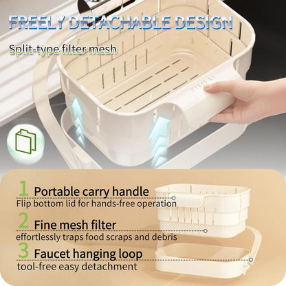 Foldable Kitchen Sink Strainer-2 PCS
