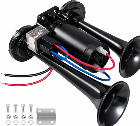 Dual-Trumpet Electric Air Horn